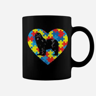 Heart Autism Newfoundland Autism Awareness Valentine Gifts Coffee Mug - Monsterry UK