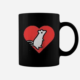 Heart - Cute Fancy Rat Coffee Mug - Thegiftio UK