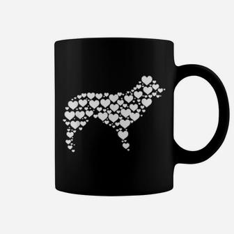 Heart Dog Australian Shepherd Puppy Valentine Day Coffee Mug - Monsterry UK