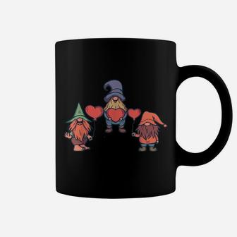 Heart Gnome Valentine's Day Couple Matching Gifts Boys Girls Coffee Mug | Crazezy