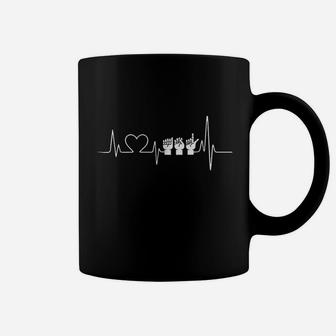 Heartbeat American Language Deaf Coffee Mug - Thegiftio