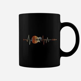 Heartbeat Guitarist Guitar Coffee Mug | Crazezy