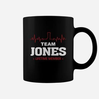 Heartbeat J Team Jones Lifetime Member Coffee Mug - Thegiftio UK