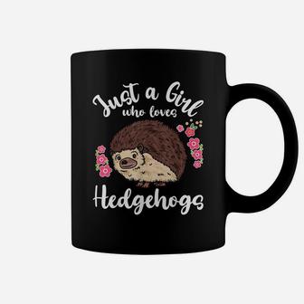 Hedgehog Just A Girl Who Loves Hedgehogs Coffee Mug | Crazezy DE