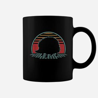 Hedgehog Retro Vintage 80S Style Animal Lover Gift Coffee Mug | Crazezy AU