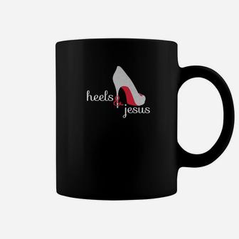 Heels Jesus Christian Designer Shoe Graphic Coffee Mug - Thegiftio UK