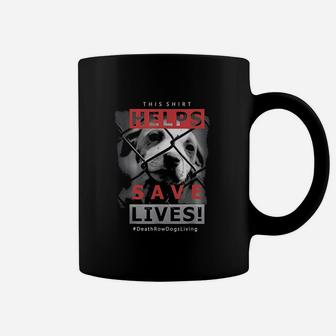 Helps Save Lives Rescue Animals Dog Coffee Mug | Crazezy DE
