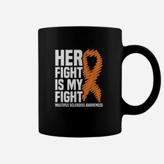 Her Fight My Fight Ms Multiple Sclerosis Awareness Coffee Mug - Thegiftio UK