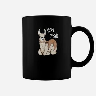 Hey Yall Sloth Riding Llama Funny Cute Love Coffee Mug - Thegiftio UK