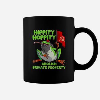Hippity Hoppity Abolish Private Property Frog Coffee Mug | Crazezy DE