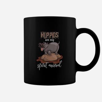 Hippos Are My Spirit Animal Hippo Coffee Mug | Crazezy