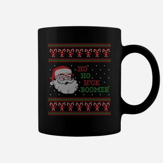 Ho Ho H' Ok Boomer Okay Boomer Ugly Christmas Sweater-Style Sweatshirt Coffee Mug | Crazezy DE