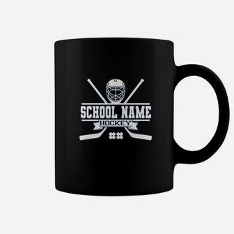 Hockey Gifts Personalized Name Jersey Number Personalized Coffee Mug - Thegiftio UK