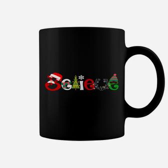 Holiday 365 Christmas Believe In Santa Claus Funny Coffee Mug | Crazezy