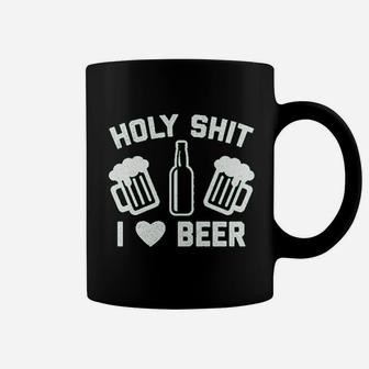 Holy Sht I Love Beer Funny Saint Patricks Day Patty Drinking Coffee Mug | Crazezy AU