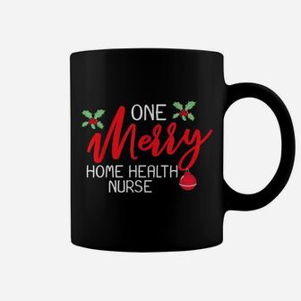Home Health Nurse Christmas Day Merry Gift Coffee Mug | Crazezy