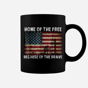 Home Of The Free Because Of The Brave - Veterans Tshirt Coffee Mug | Crazezy UK