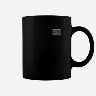 Honolulu Hawaii Fire Department Firefighters Rescue Coffee Mug - Thegiftio