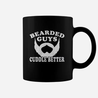 Hoodteez Bearded Guys Cuddle Better Coffee Mug | Crazezy