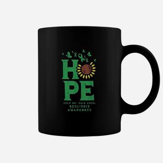 Hope Hold On Pain Ends Sunflower Coffee Mug | Crazezy DE
