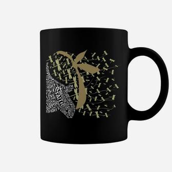 Hope Support Hip Dysplasia Awareness Dragonfly Woman Face Coffee Mug | Crazezy DE