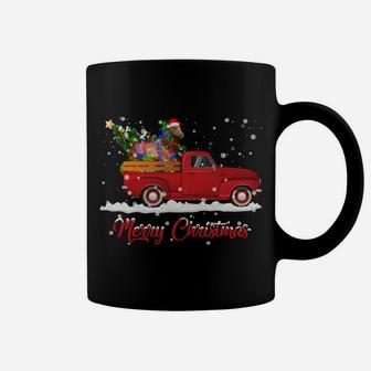 Horses Animal Riding Red Truck Christmas Sweatshirt Coffee Mug | Crazezy UK