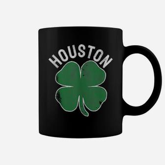 Houston Irish Shamrock St Patrick's Day Saint Paddy's Texas Coffee Mug - Monsterry CA