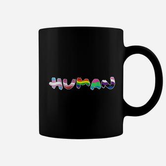 Human Pride Flag Rainbow Coffee Mug | Crazezy UK