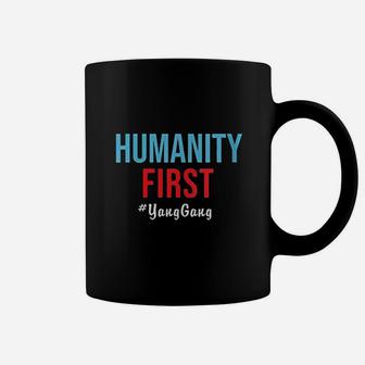 Humanity First Andrew Yang Gang Coffee Mug | Crazezy CA
