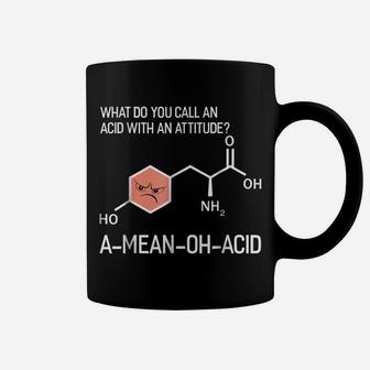 Humor Nerdy Chemistry T Shirt Gifts-Amino Acid For Women Men Coffee Mug | Crazezy UK