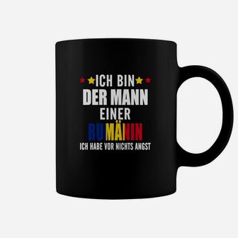 Humorvolles Tassen für Herren Mann einer Rumänin, Lustiges Design - Seseable