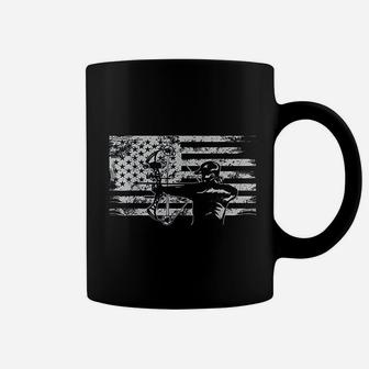 Hunting Archer American Flag Coffee Mug - Thegiftio UK