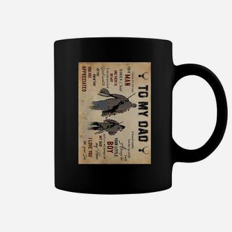 Hunting To My Dad I Know It's Not Easy For A Man Coffee Mug - Monsterry