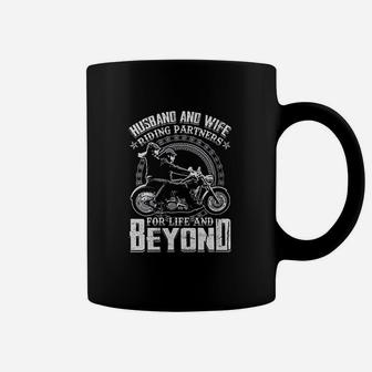 Husband And Wife Riding Partners For Life And Beyond Coffee Mug | Crazezy UK