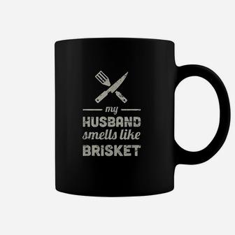 Husband Brisket And Barbecue Grill Coffee Mug | Crazezy