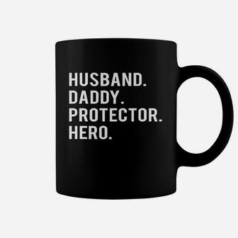 Husband Daddy Protector Hero Coffee Mug | Crazezy CA