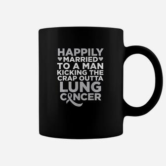 Husband Fighting Lung Support For Wife Coffee Mug | Crazezy AU