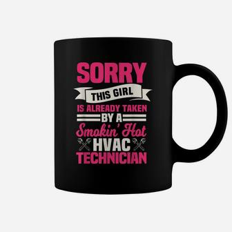 Hvac Technician Wife Mechanic Service Hvacr Tech Installer Coffee Mug | Crazezy UK
