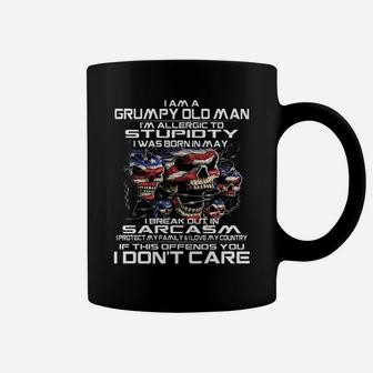 I Am A Grumpy Old Man I Was Born In May May Coffee Mug - Thegiftio UK