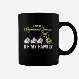 I Am The Rainbow Sheep Of My Family Coffee Mug | Crazezy DE
