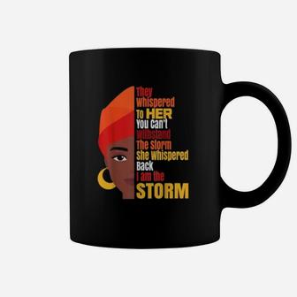 I Am The Storm Melanin Popping Gift Coffee Mug - Thegiftio UK
