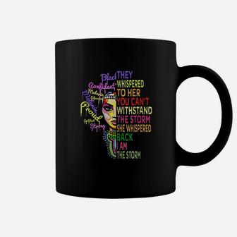 I Am The Storm Strong African Woman Black History Month Coffee Mug - Thegiftio UK
