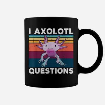 I Axolotl Questions Retro 90S Funny Axolotl Kids Boys Girls Coffee Mug | Crazezy AU