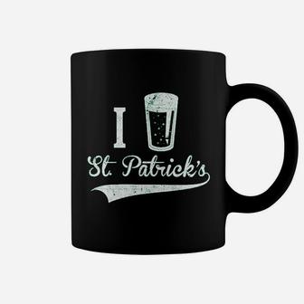 I Beer Saint Patricks Day Funny St Patty Drinking Shamrock Irish Coffee Mug | Crazezy