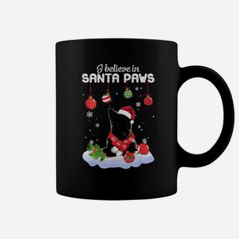 I Believe In Santa Paws Scottish Terrier Gift Coffee Mug - Monsterry CA