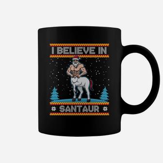 I Believe In Santaur Sweatshirt Santa Centaur Christmas Gift Coffee Mug | Crazezy AU