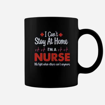 I Cant Stay At Home Im A Nurse Women Football Jersey Coffee Mug | Crazezy AU