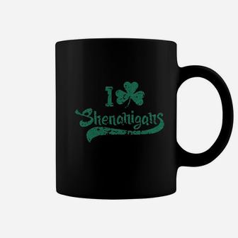 I Clover Shenanigans Funny Irish Clover St Saint Patricks Day Coffee Mug | Crazezy UK