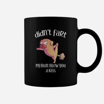 I Did Not Fart Kiss Funny Bulldog Gift Valentines Day Coffee Mug - Seseable