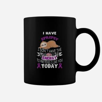 I Don't Have The Energy Sloth Coffee Mug - Thegiftio UK